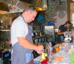 Ethan in his kitchen at Staple.JPG